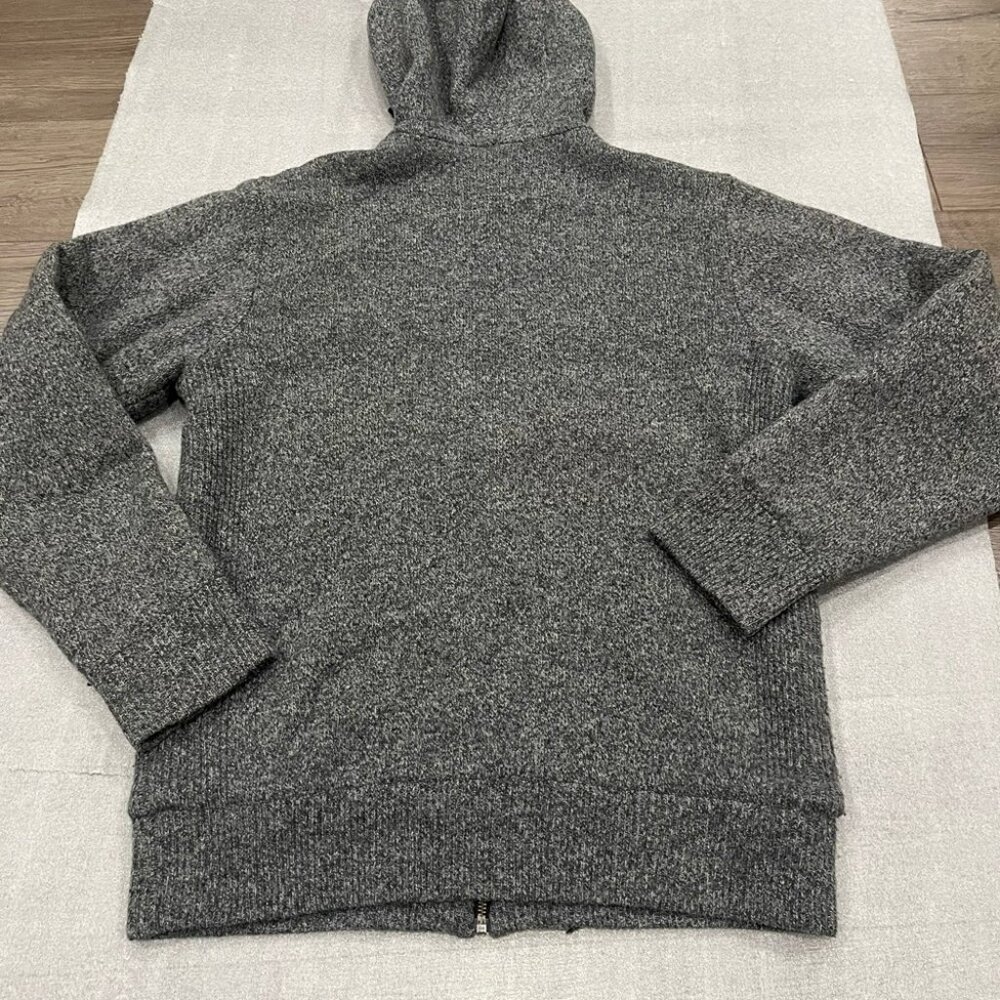 [L]Stussy Lamb Wool Full Zip Hoodie Jacket - Picture 9 of 13
